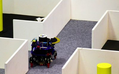 Penyisihan Pertama, EILERO Jadi Robot KRPAI Pertama Yang Berhasil Padamkan Api