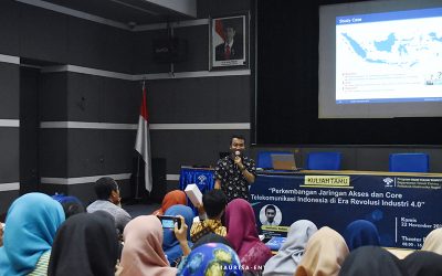 Beri Wawasan Tentang Jaringan Core dan Akses, Prodi Teknik Telekomunikasi Gelar Kuliah Tamu