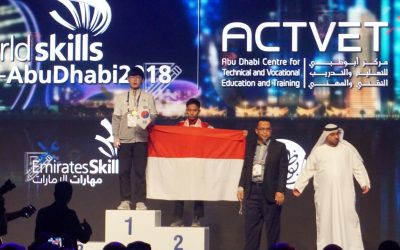 Mahasiswa PENS Raih Medali Perak Dalam World Skills Asia–Abu Dhabi 2018