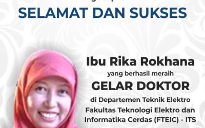 Dosen PENS Rika Rokhana Prodi Teknik Elektronika Raih Gelar Doktor di ITS