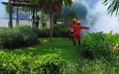 Upaya Lanjutan Cegah Corona, PENS Lakukan Fogging Disinfektan