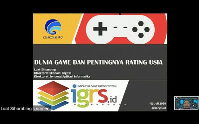 Hadirkan CEO I Do serta Kasubdit Pengembangan Ekosistem Ekonomi Digital KOMINFO, Prodi Teknologi Game Helat G-Talk #5