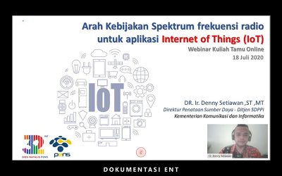 Departemen Teknik Elektro PENS Gelar Kuliah Tamu Online Bersama Kementerian Komunikasi dan Informatika RI