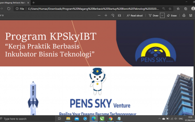 Banyak Industri yang Belum Stabil karena Pandemi, PENS Fasilitasi Kerja Praktik Mahasiswa dengan Program KPSkyIBT