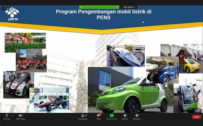 PENS Tunjukkan Eksistensinya Melalui Webinar Perkembangan Teknologi Mobil Listrik