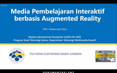 Unit Peningkatan dan Pengembangan Aktivitas Instruksional PENS Bekali Ilmu Seputar Augmented Reality Lewat Webinar