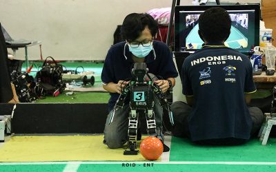 Menang Telak, EROS Berhasil Raih Juara 1 Pada Kategori LMB KRSBI Humanoid 2020