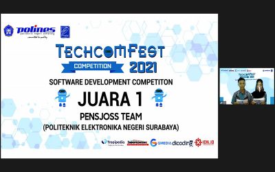 Rancang Aplikasi untuk Bantu UMKM, Mahasiswa PENS Raih Penghargaan pada TECHCOMFEST 2021