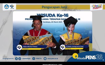 Wisuda Ke-16 PENS, Cetak 153 Lulusan Terampil dan Berkarakter