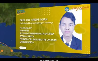 Fadl Lul Hakim Ihsan Mahasiswa PENS Peraih Juara Pertama pada Pilmapres Tahun 2021 Kategori Program Diploma