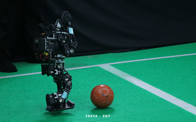 Dalam Kategori LMB KRSBI Humanoid, EROS Berhasil Melaju ke Semifinal