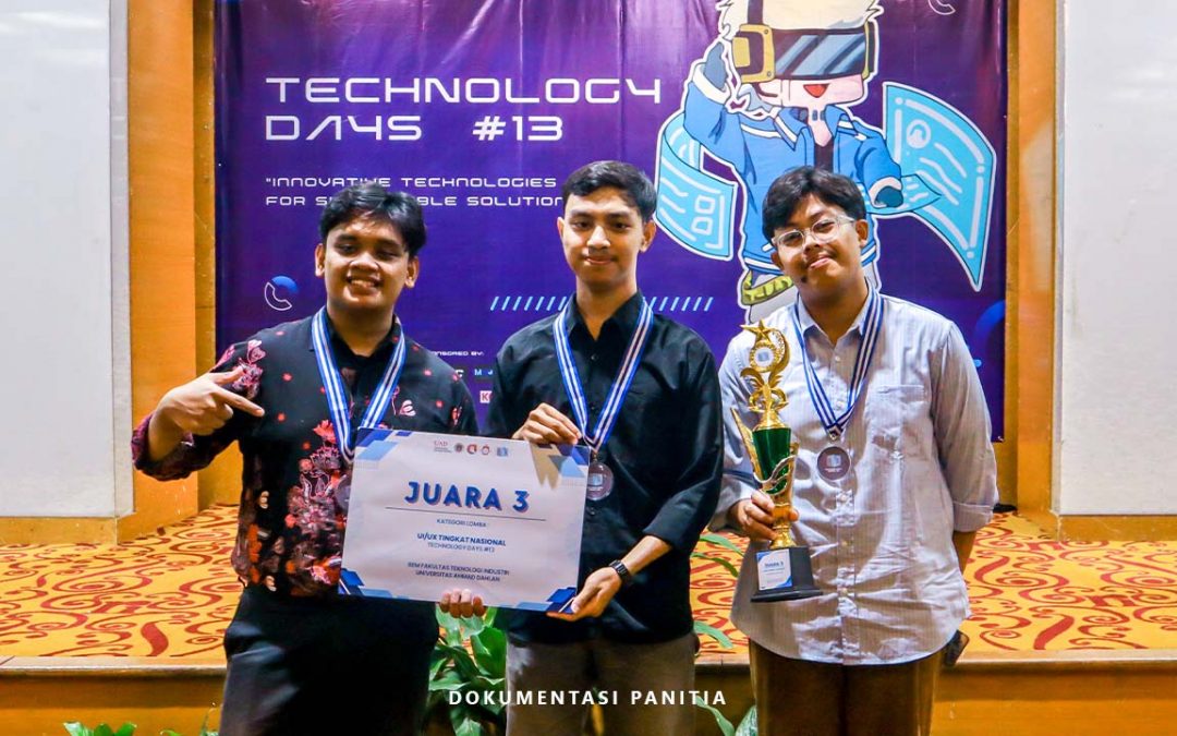 Aplikasi Peduli Lingkungan Hantarkan Mahasiswa PENS Sabet Juara 3 Nasional di Ajang T-Days ke-13