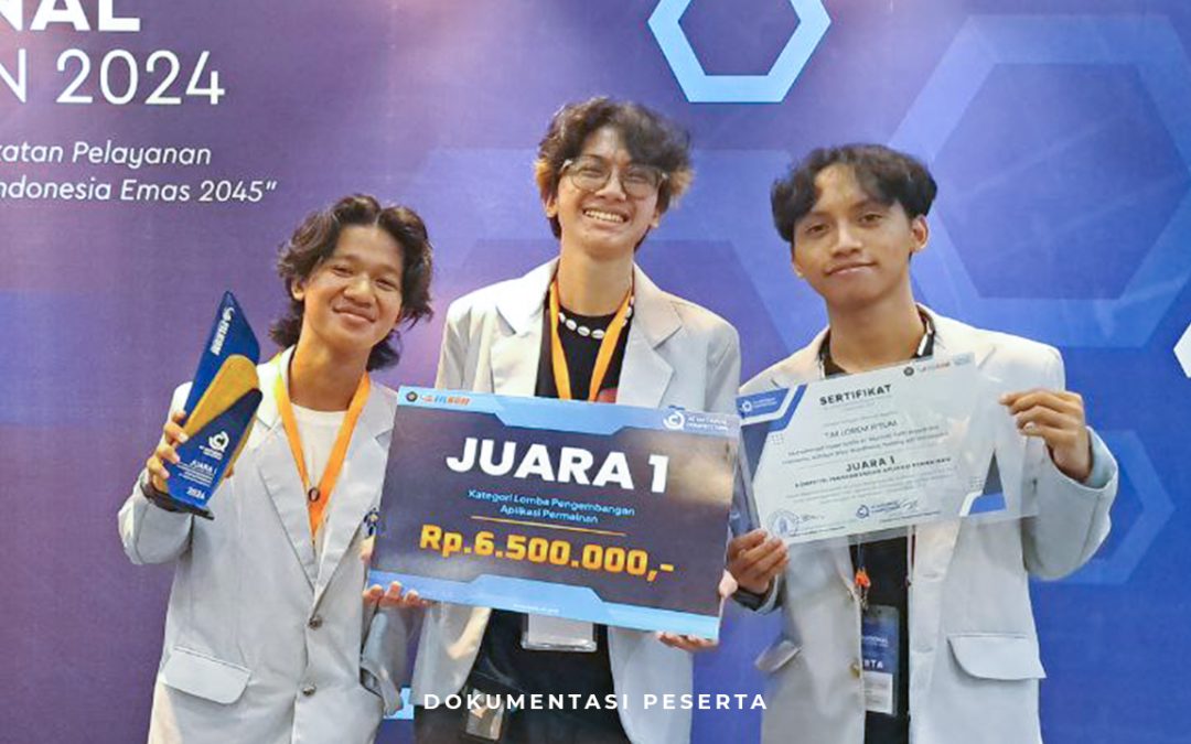 Inovasikan Minigame Keamanan Siber, Tim Lorem Ipsum Mahasiswa PENS Genggam Juara 1 di 4C National Competition 2024